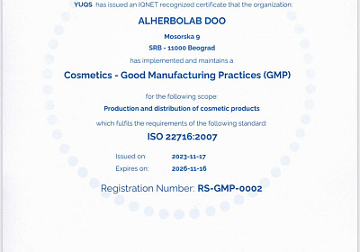 GMP is our new step towards compliance with quality principles